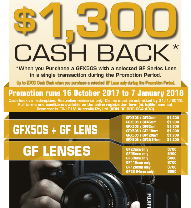 fujifilm australia cashback