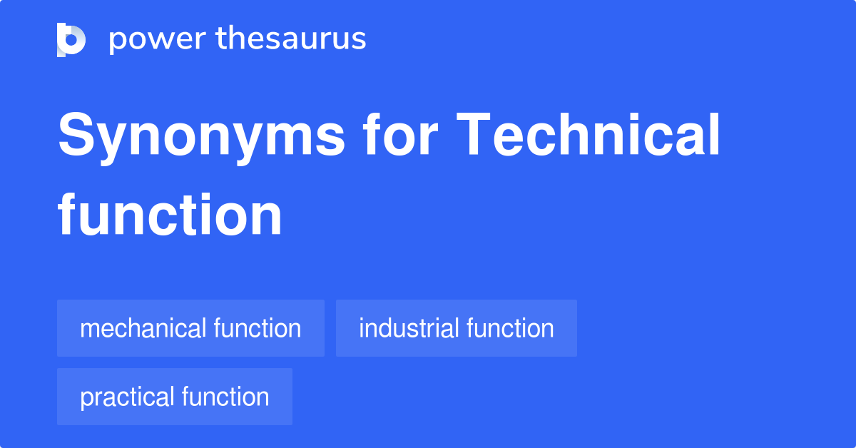 function thesaurus