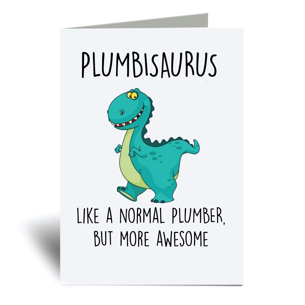 funny plumber birthday cards