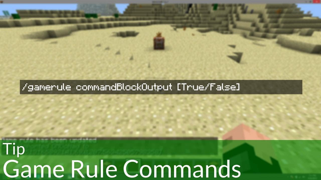 game commands minecraft