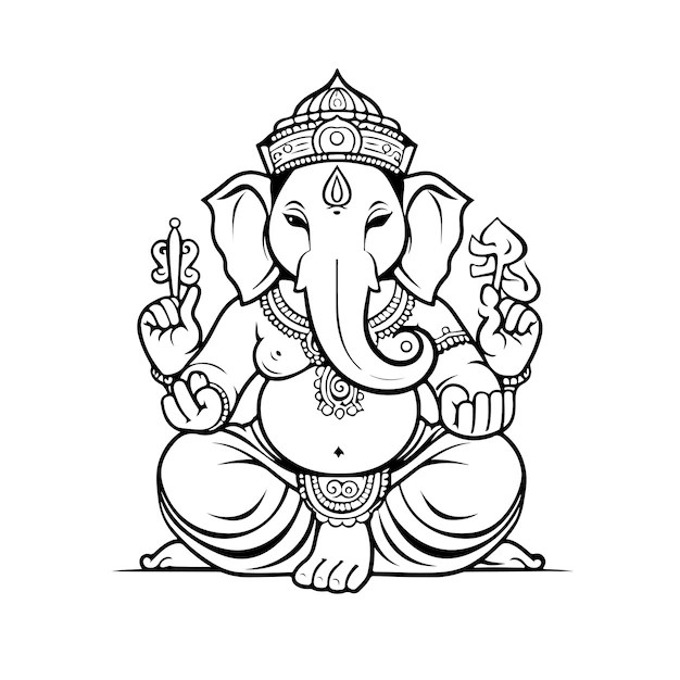 ganpati sketch