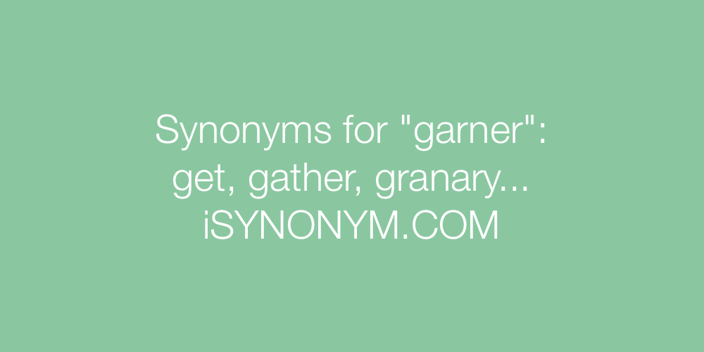 garner thesaurus