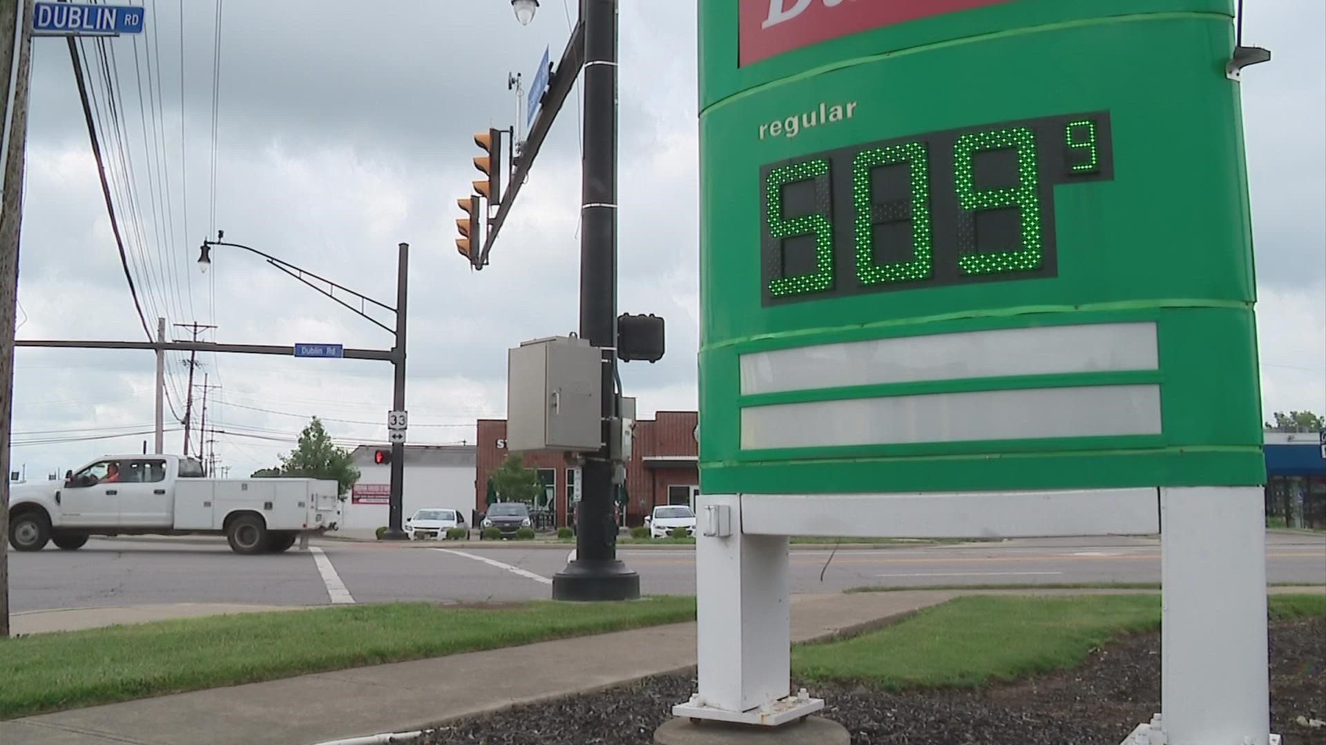 gas prices in columbus ohio today