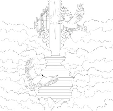 gates of heaven drawing