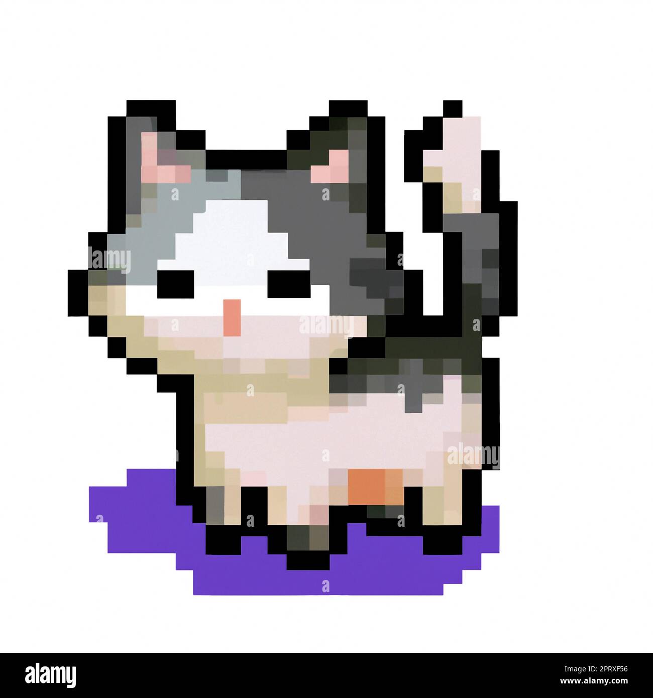 gatito pixel art