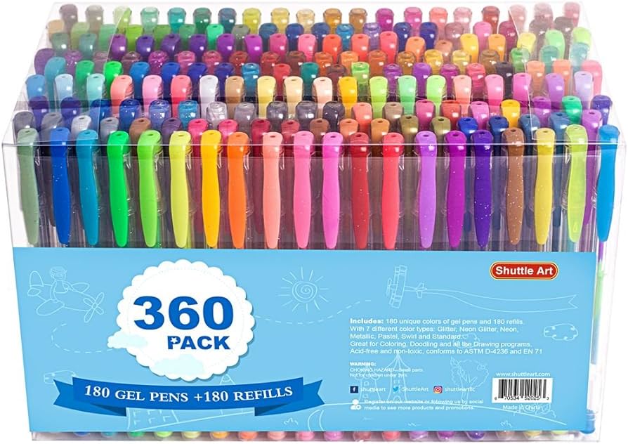 gel pen pack