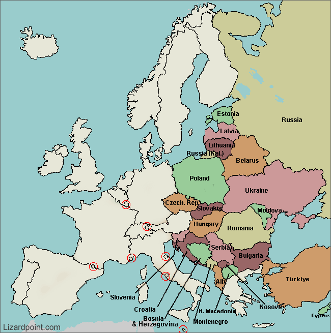 geo quiz europe