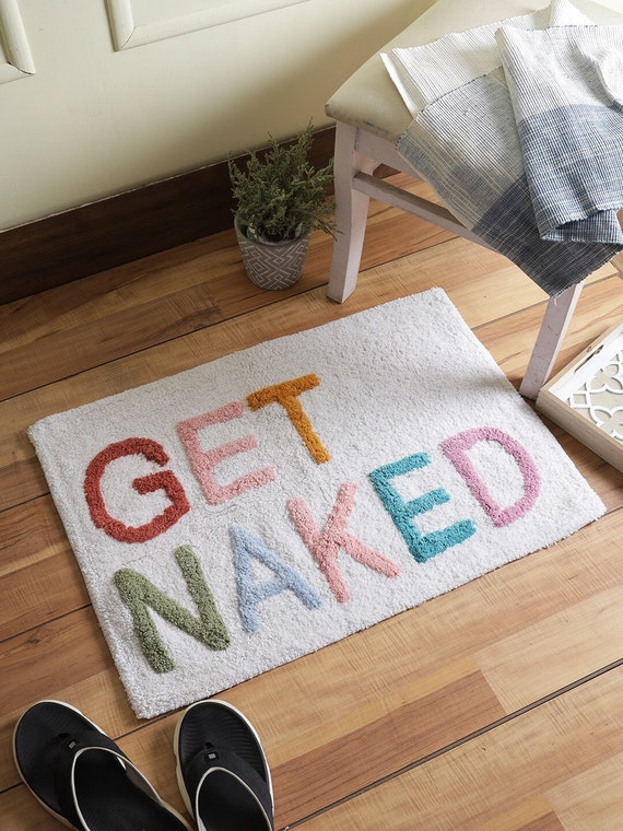 get naked bath mats