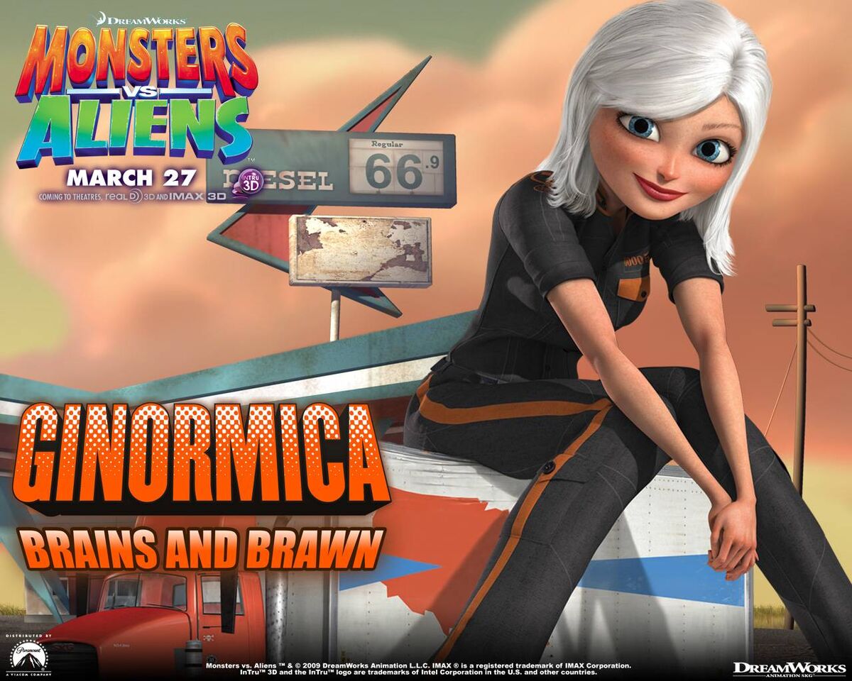 ginormica monsters vs aliens