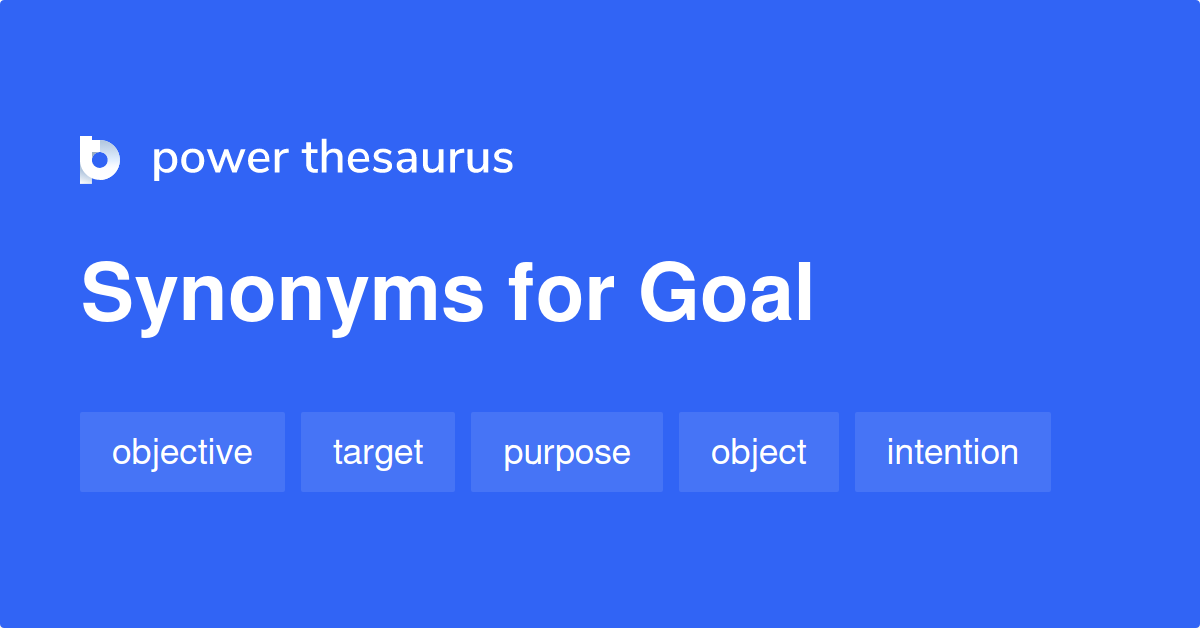 goal synonyms