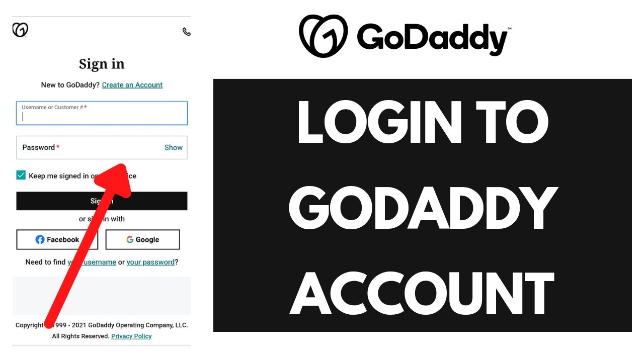 godaddy.com login