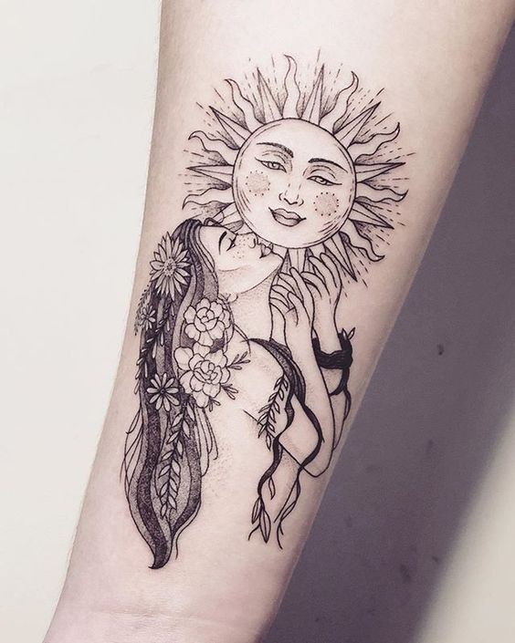 goddess virgo tattoos for females