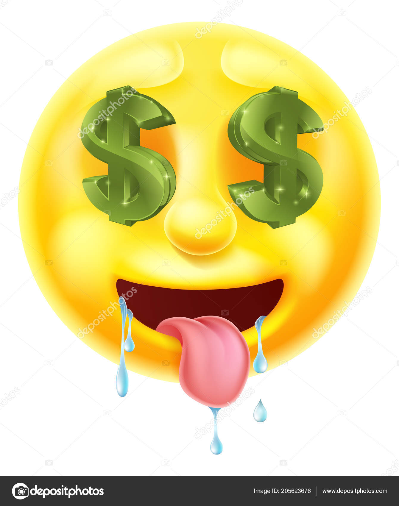 gözleri dolar emoji