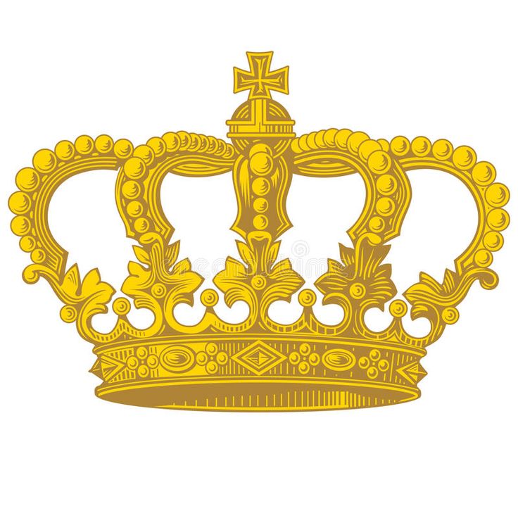 gold crown drawing