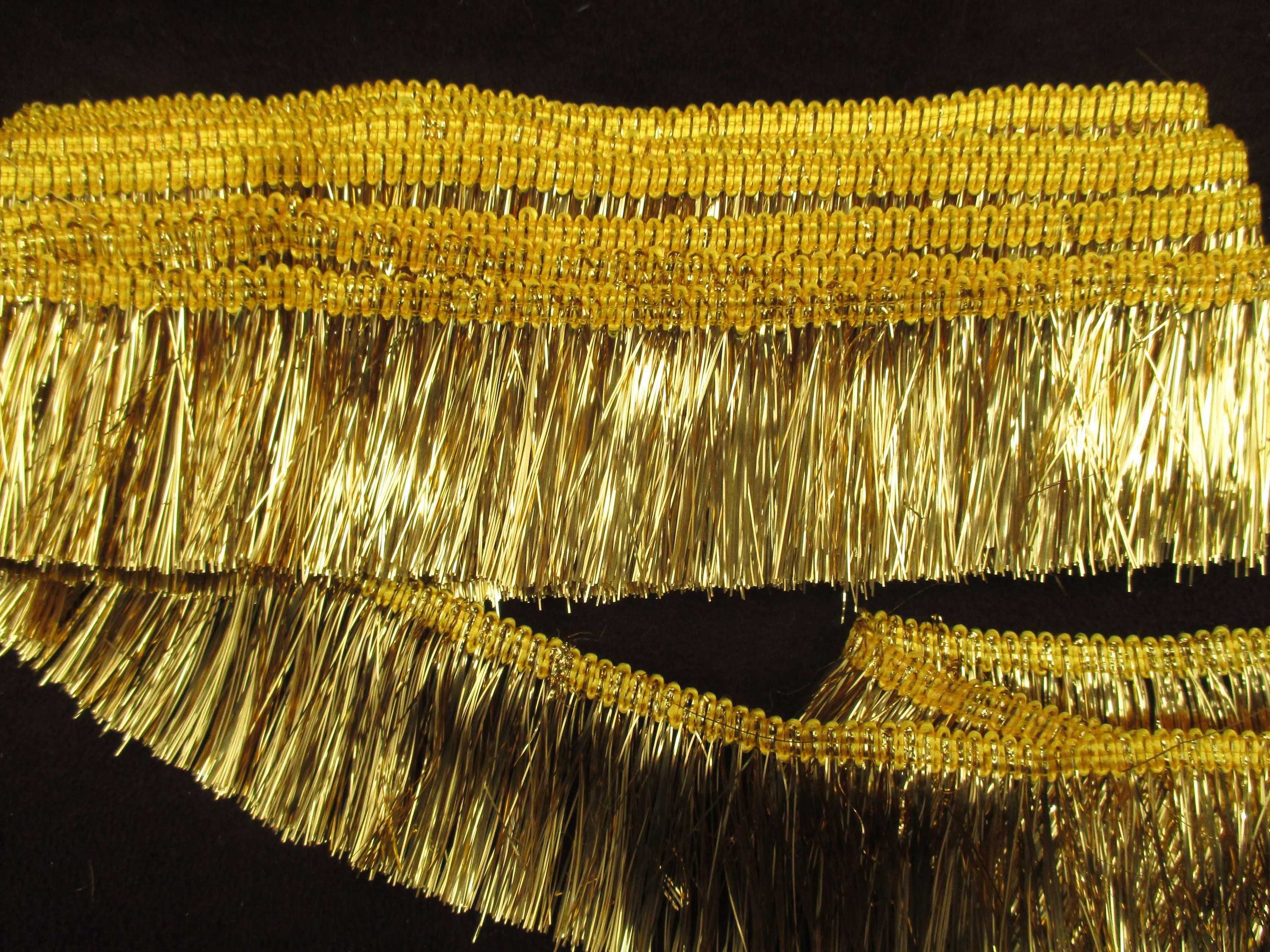 gold fringe lace