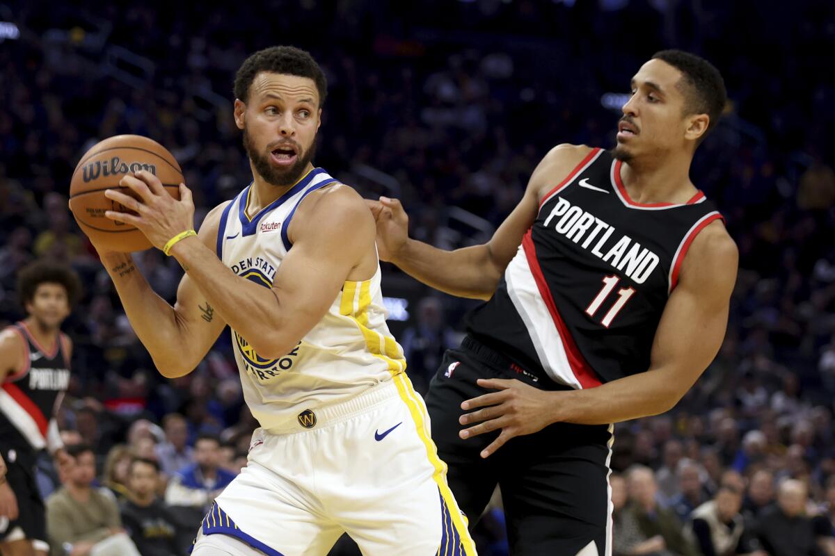 golden state vs trail blazers