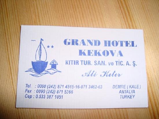 grand hotel demre