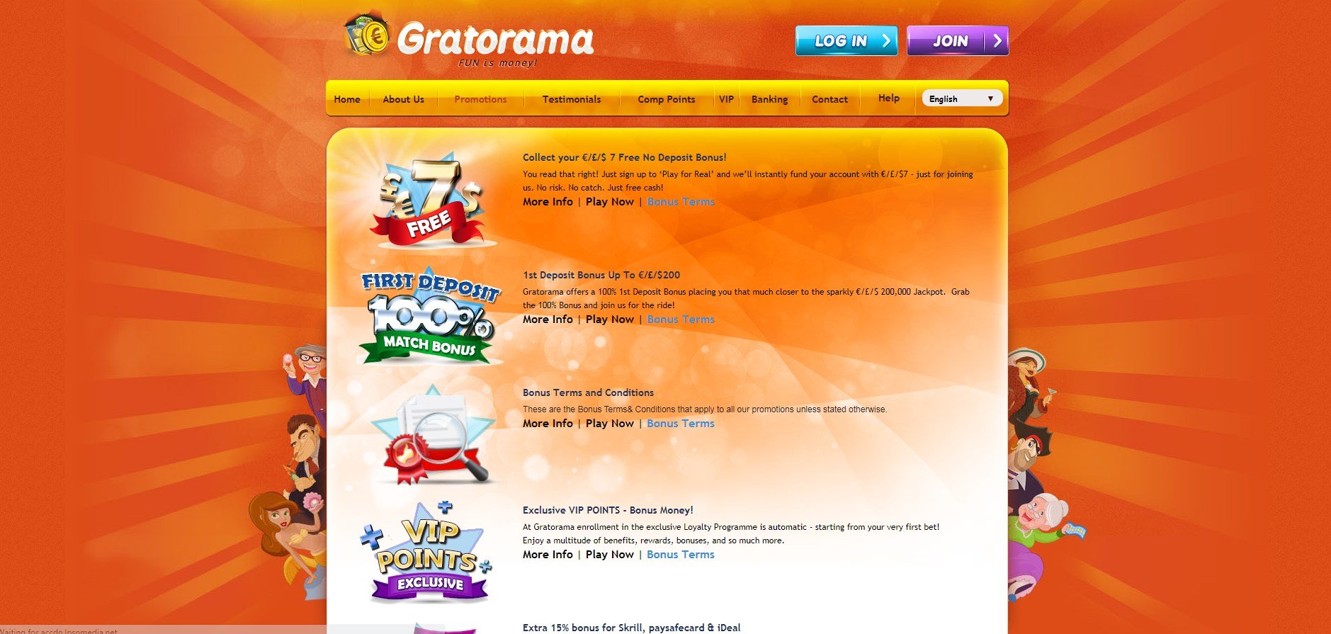 gratorama fun is money