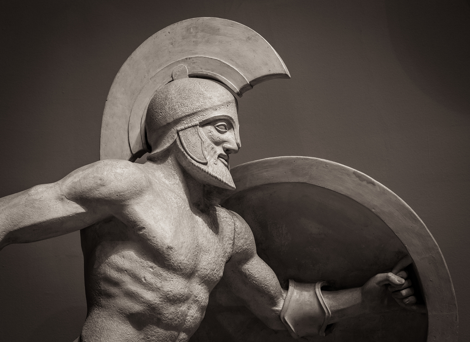 greek bodybuilding statue