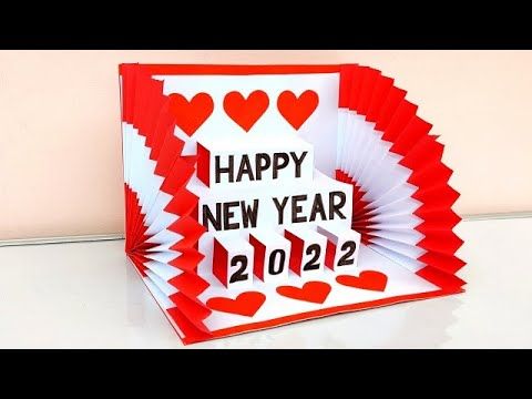 greeting card for new year 2022 handmade