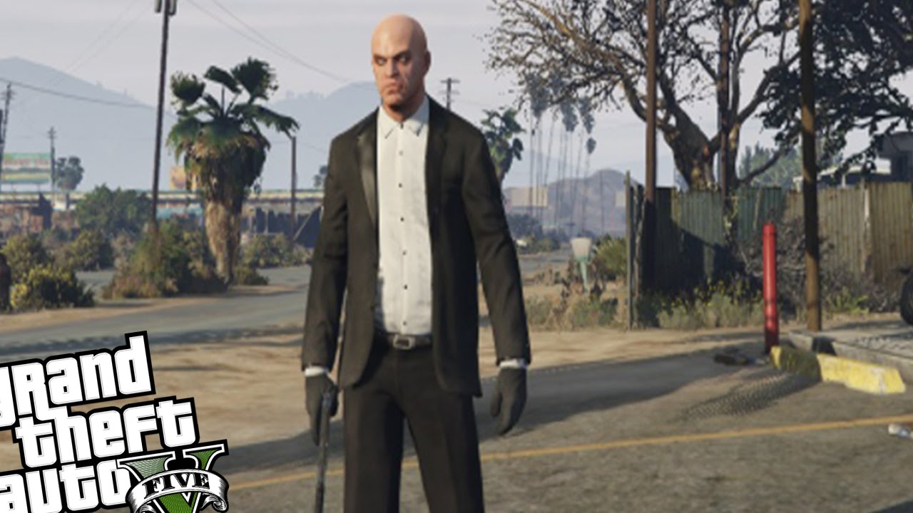 gta 5 hitman mod