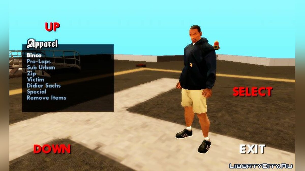 gta san andreas change clothes mod