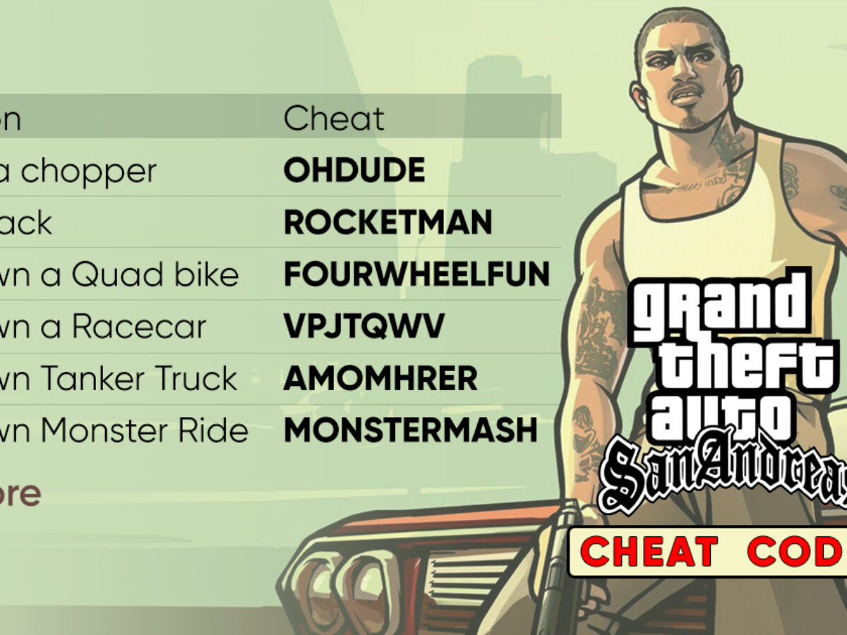 gta san andreas sex cheats