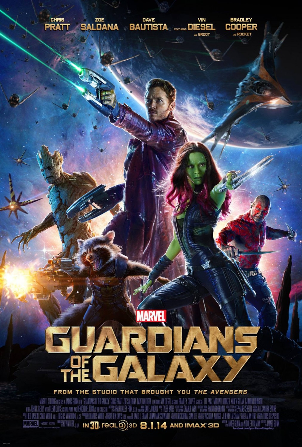 guardians of the galaxy movie characters