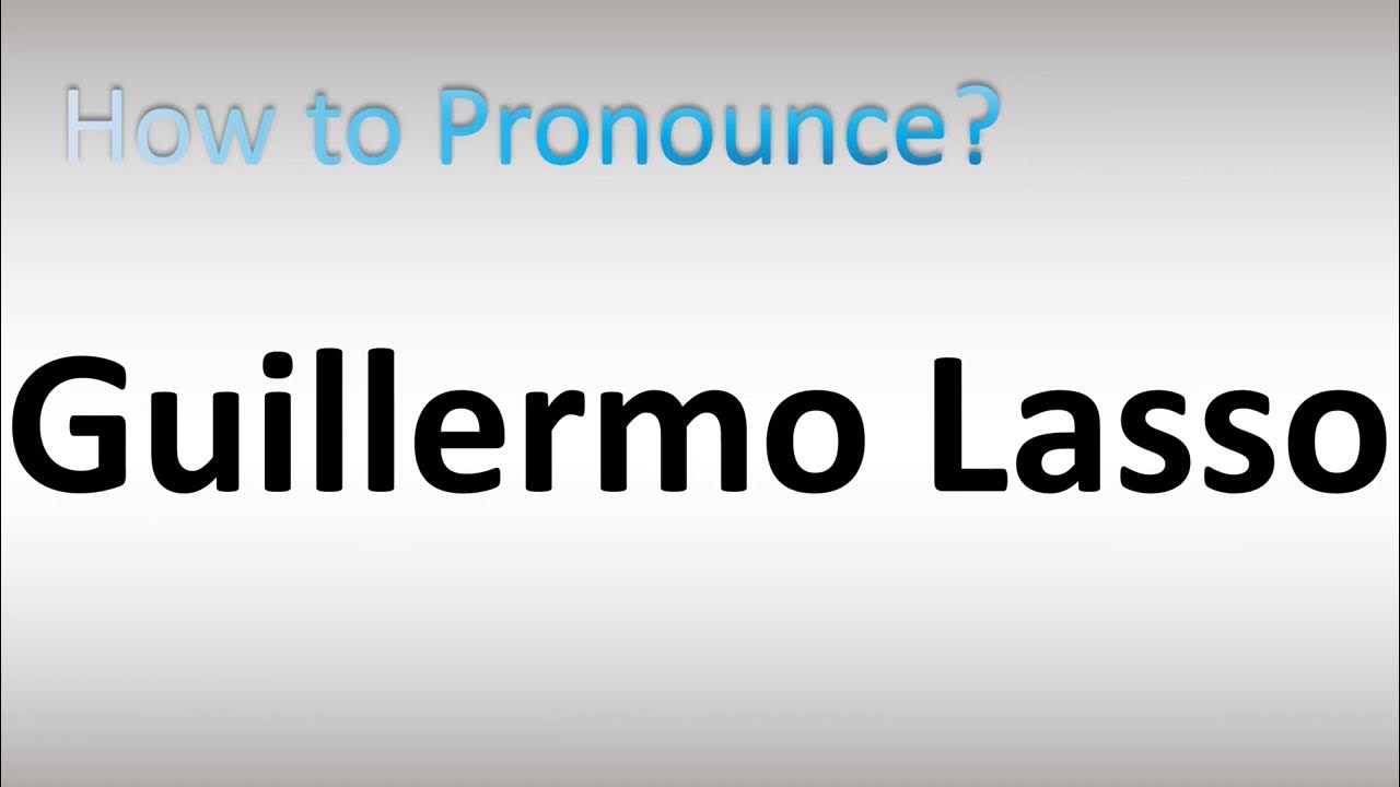 guillermo pronunciation