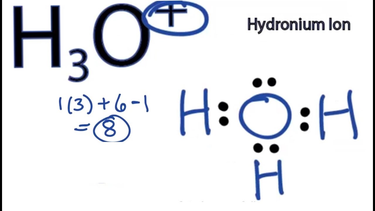 h3o lewis structure