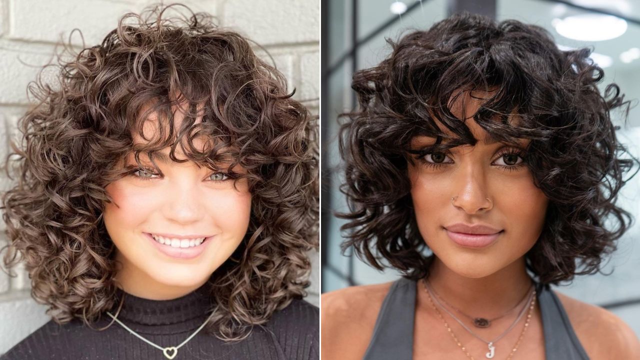 hair styles curly hair short