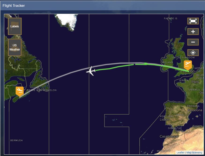 halifax flight tracker