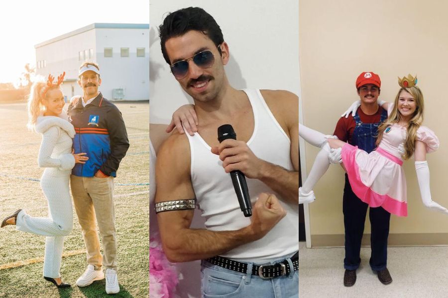 halloween moustache costumes