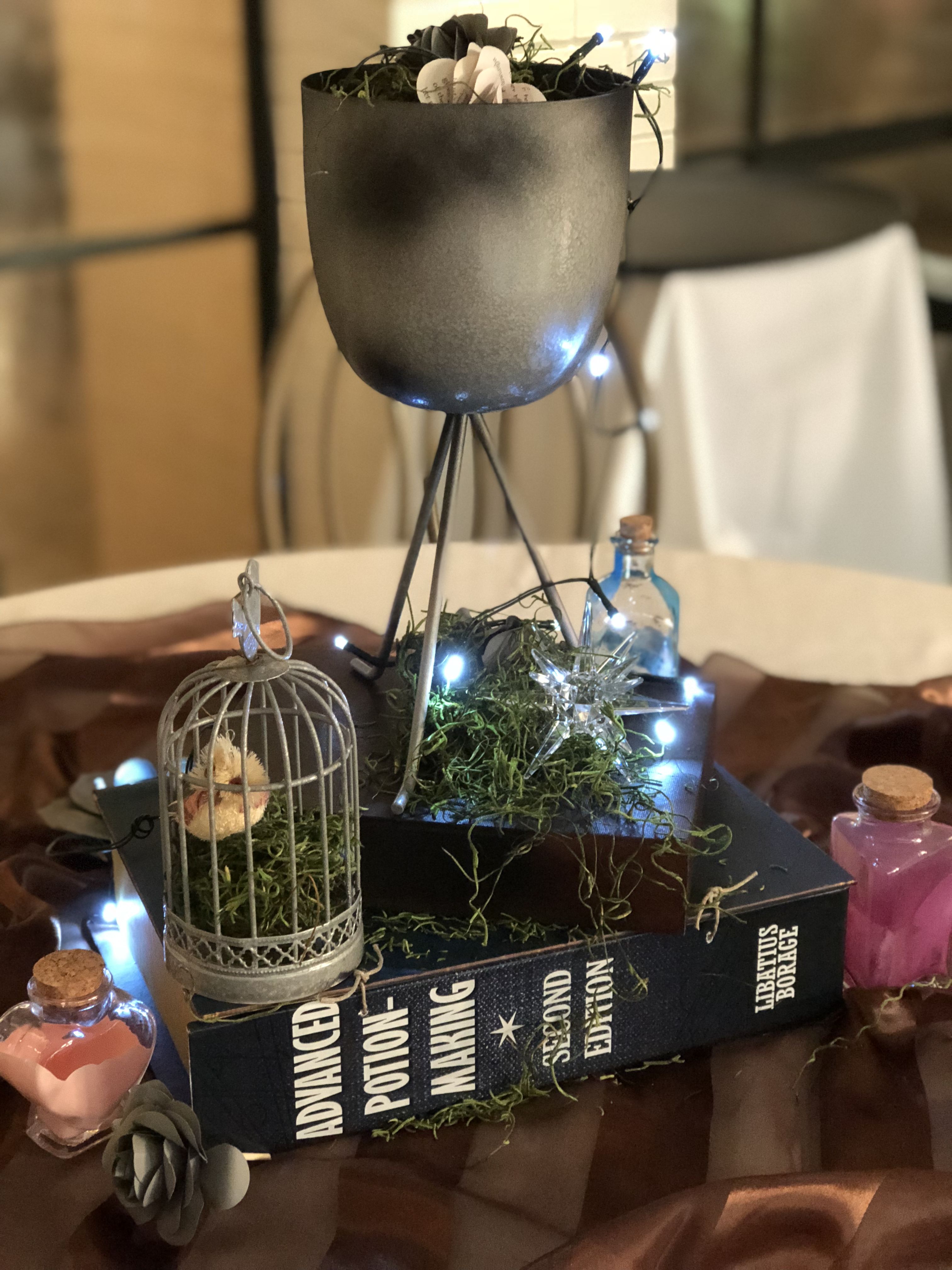 harry potter centerpiece ideas