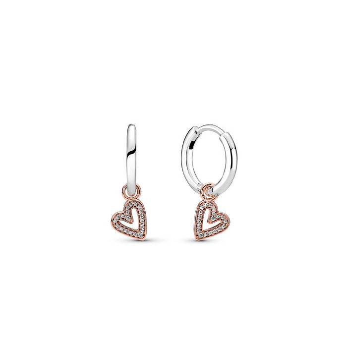 heart of pandora earrings