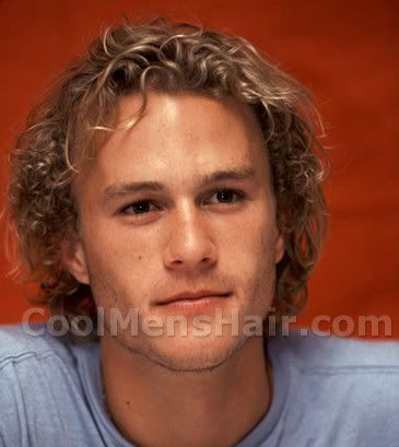 heath ledger long hair