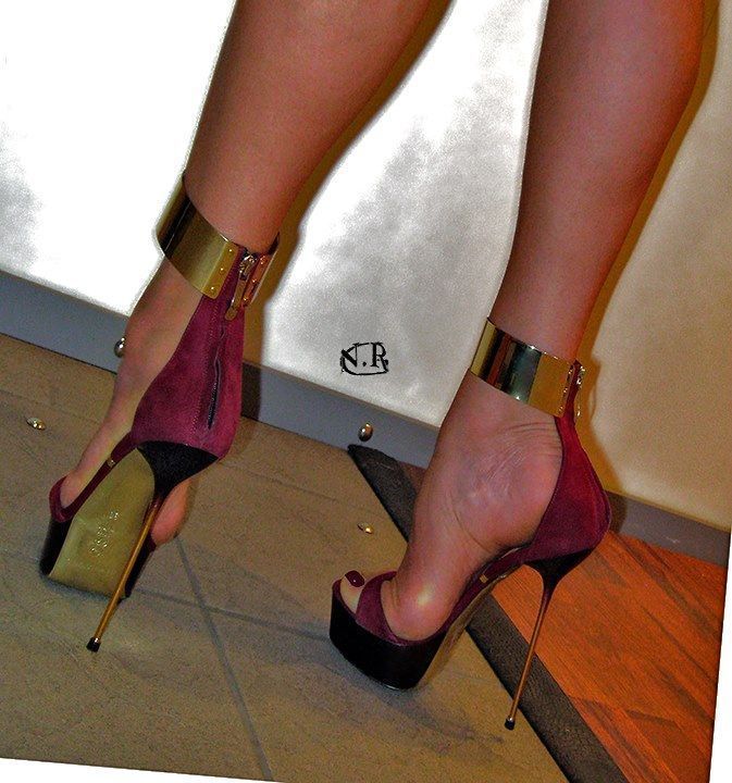 heels trampling