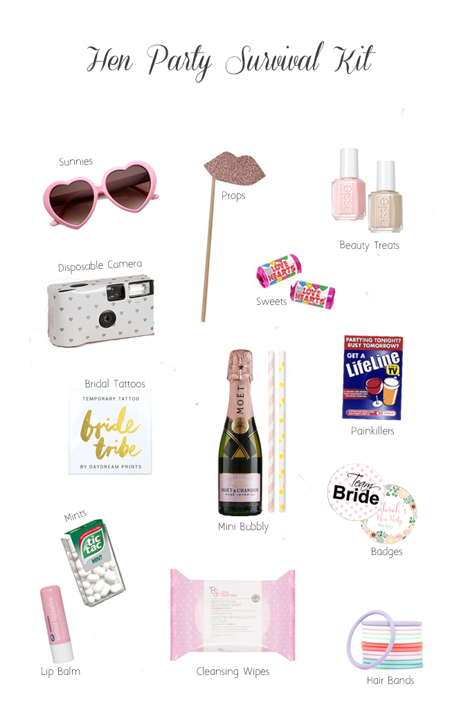 hen do goodie bag ideas