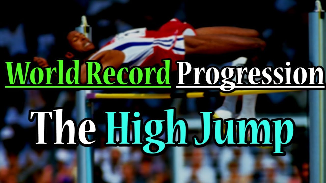 high jump world record progression