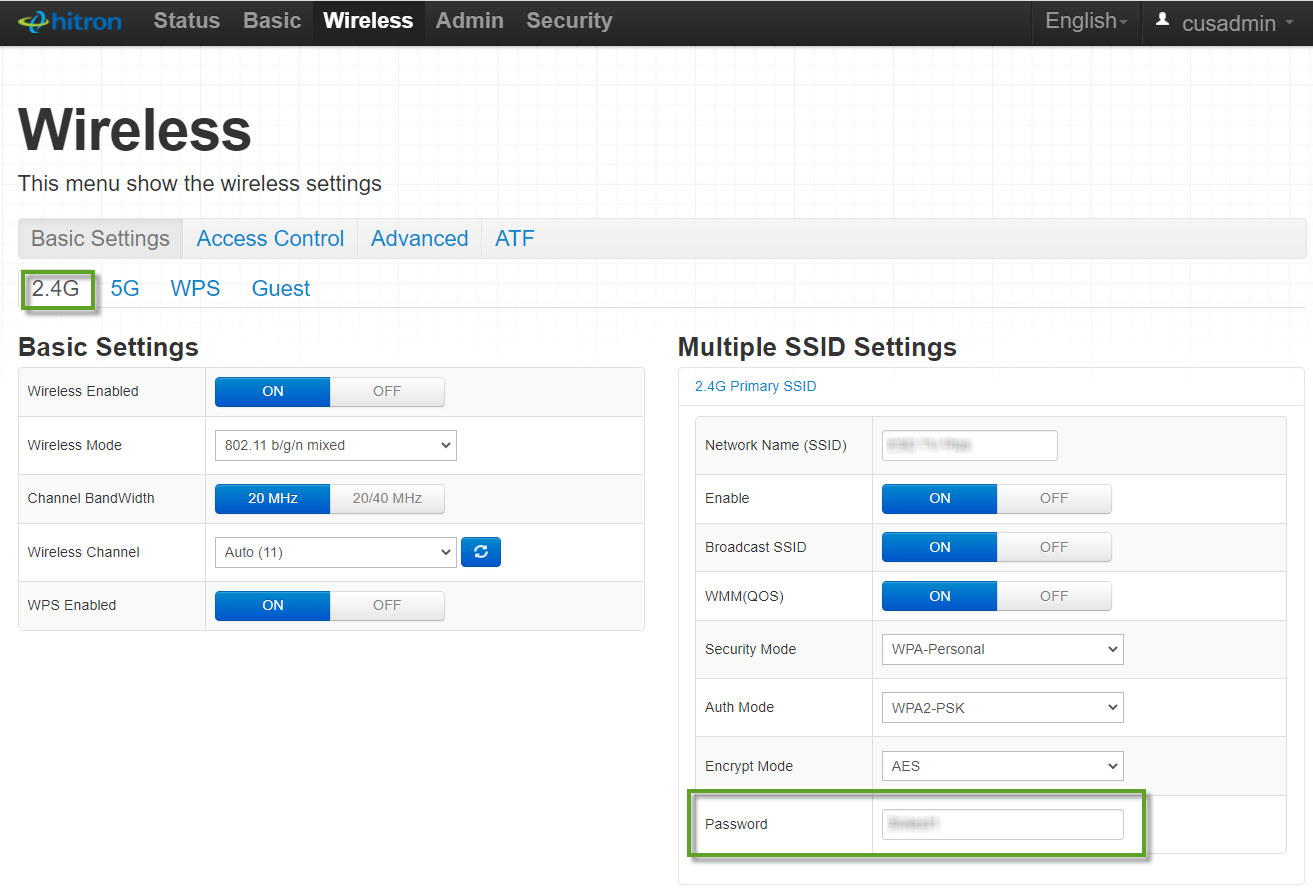 hitron router login