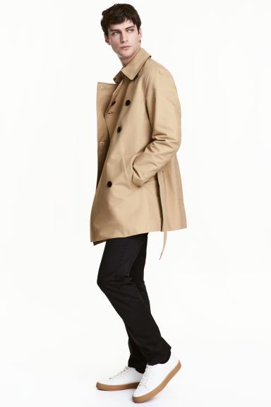 h&m long coat men