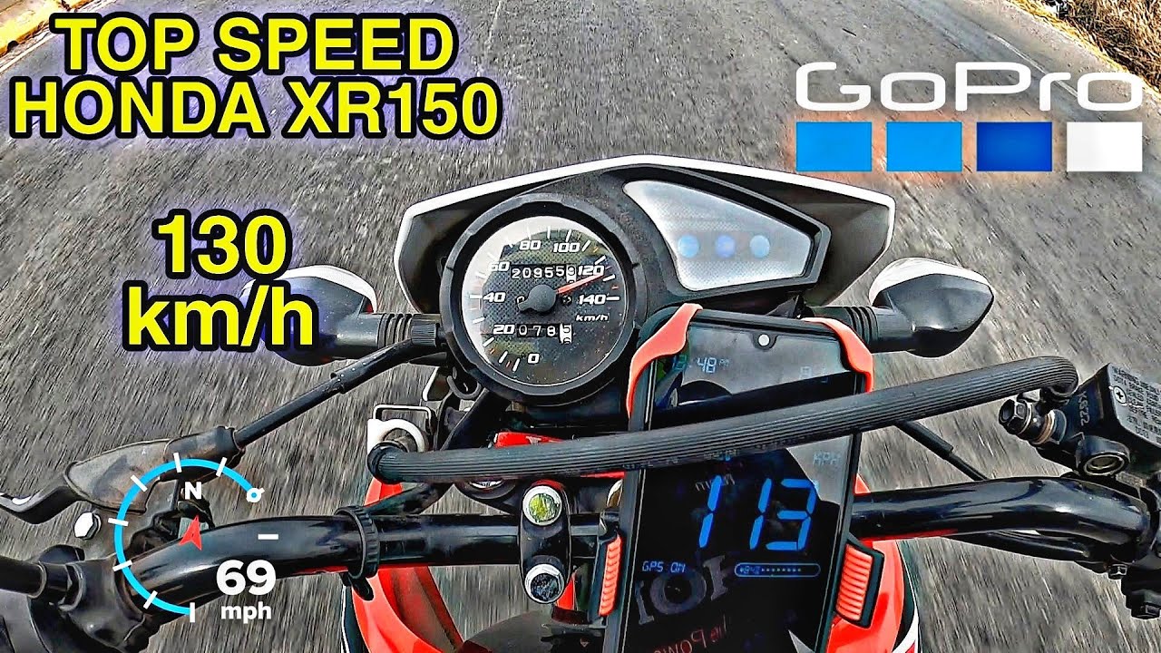 honda xr150l top speed