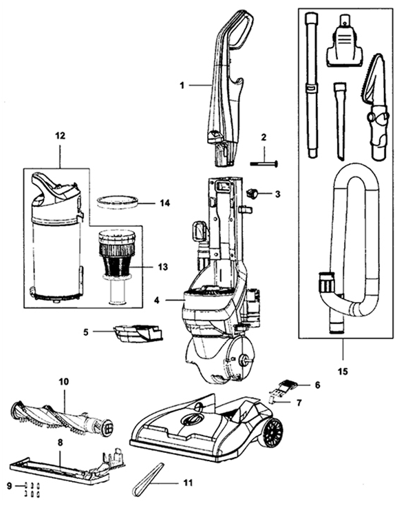 hoover vacuum replacement parts