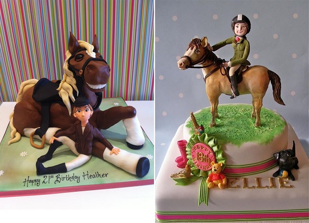 horse themed cakes for adults