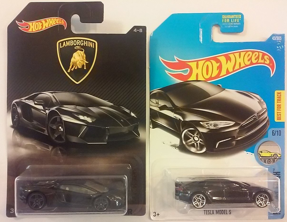 hot wheels tesla model s black