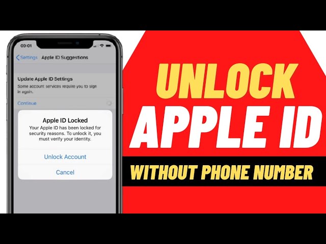 how do i unlock apple id