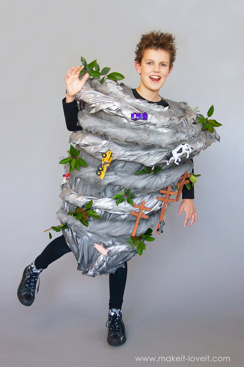 how do you make a tornado costume