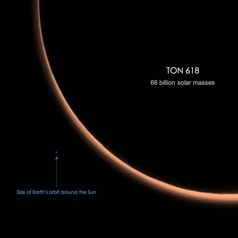 how far is ton 618 from earth