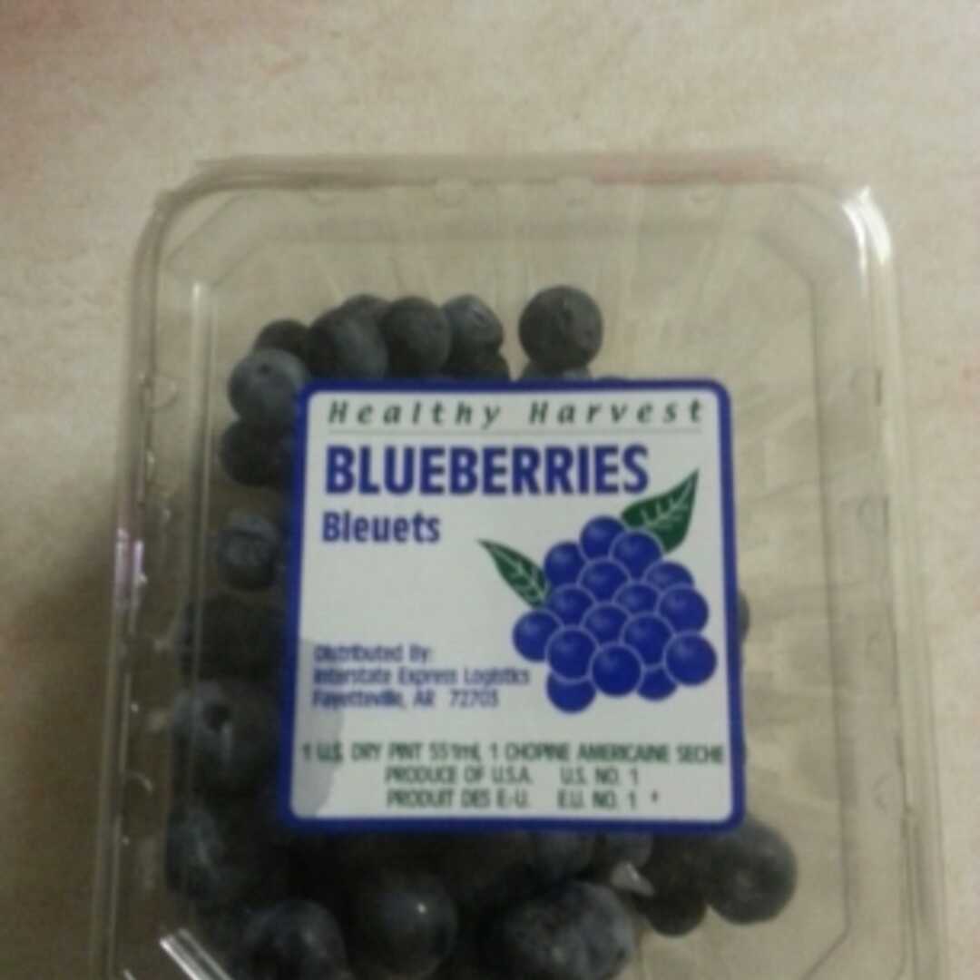 how many grams of blueberries in a pint