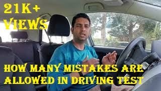 how many mistakes allowed in driving test victoria